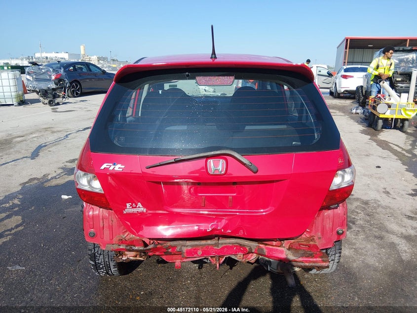 2008 Honda Fit VIN JHMGD38688S030911 IAAI salvage auction — FRONT & REAR, Salvage (Missouri), sold $325 on 2026-07-14 (photo 6)