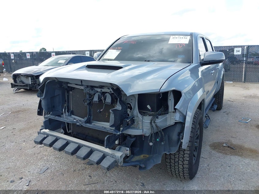 2021 Toyota Tacoma VIN 5TFAZ5CN9MX112436 IAAI salvage auction — FRONT END, Salvage Title, sold $12,200 on 2026-07-10 (photo 2)