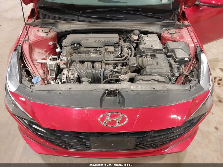 2021 Hyundai Elantra VIN 5NPLL4AG2MH047370 IAAI salvage auction — NORMAL WEAR, SF97 (South Dakota), sold $8,650 on 2026-07-09 (photo 9)
