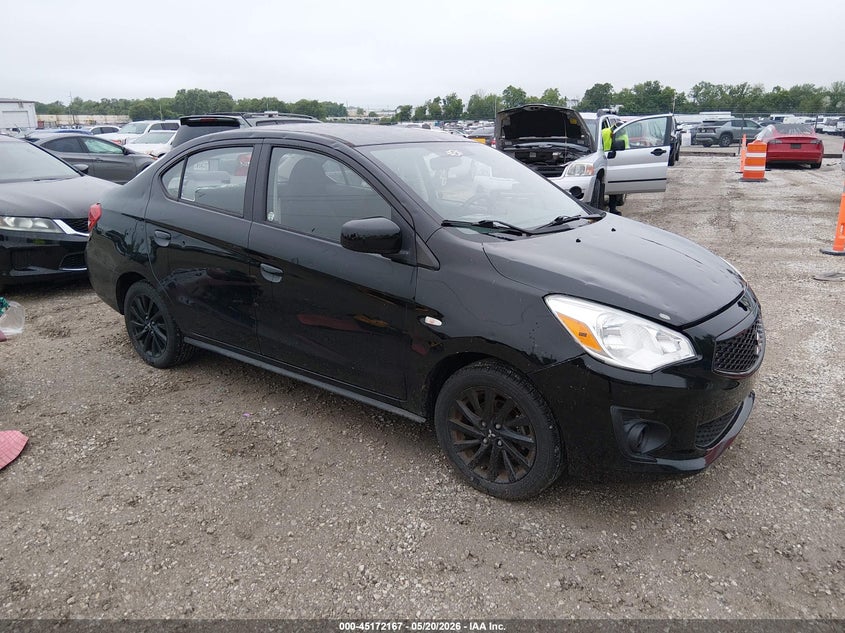 2020 Mitsubishi Mirage VIN ML32F4FJ3LHF13107 IAAI salvage auction — HAIL, Clear (Missouri), sold $1,900 on 2026-07-20 (photo 1)