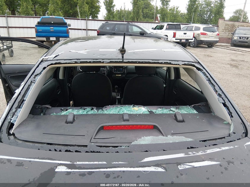 2020 Mitsubishi Mirage VIN ML32F4FJ3LHF13107 IAAI salvage auction — HAIL, Clear (Missouri), sold $1,900 on 2026-07-20 (photo 6)