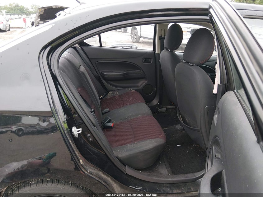 2020 Mitsubishi Mirage VIN ML32F4FJ3LHF13107 IAAI salvage auction — HAIL, Clear (Missouri), sold $1,900 on 2026-07-20 (photo 8)