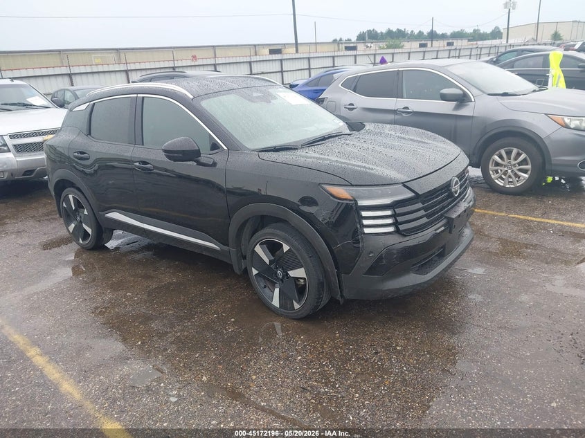 2025 Nissan Kicks VIN 3N8AP6DC2SL396272 IAAI salvage auction — LEFT SIDE, Original (Texas), sold $8,075 on 2026-07-24 (photo 1)