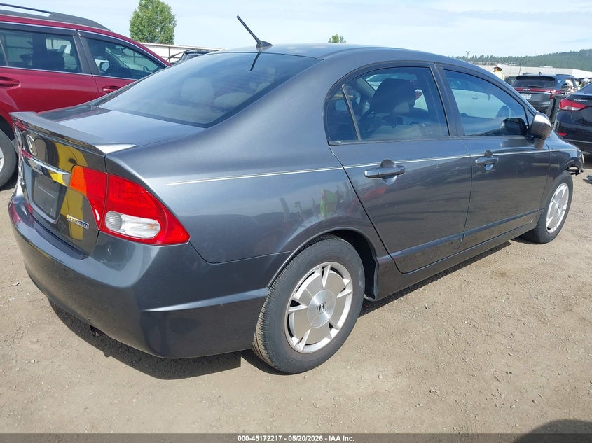 2010 Honda Civic hybrid VIN JHMFA3F22AS002385 IAAI salvage auction — FRONT END, Bill Of Sale (Washington), sold $325 on 2026-07-07 (photo 4)