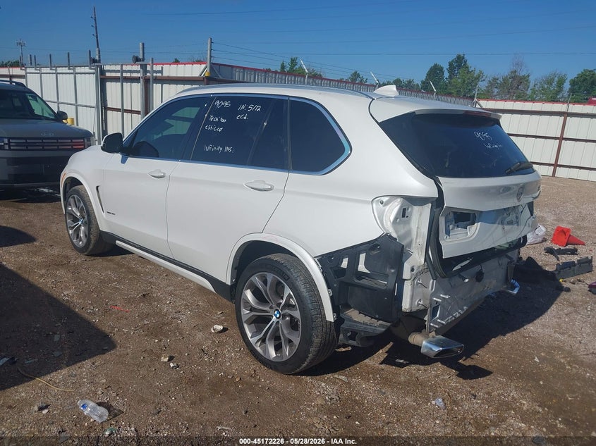 2018 BMW X5 VIN 5UXKR2C52J0X09854 IAAI salvage auction — REAR END, Salvage Title, sold $7,700 on 2026-07-16 (photo 3)