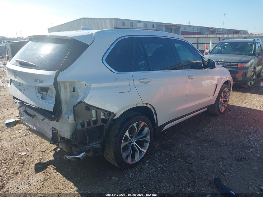 2018 BMW X5 VIN 5UXKR2C52J0X09854 IAAI salvage auction — REAR END, Salvage Title, sold $7,700 on 2026-07-16 (photo 4)