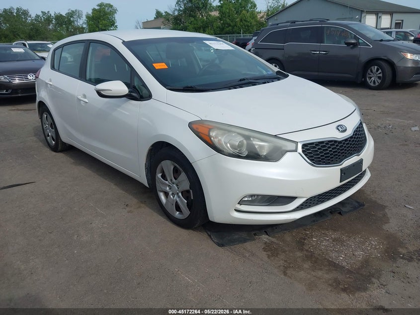 2016 Kia Forte VIN KNAFK5A81G5591875 IAAI salvage auction — HAIL, Salvage (Ohio), sold $300 on 2026-07-21 (photo 1)