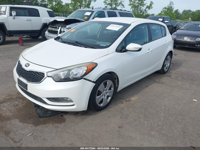 2016 Kia Forte VIN KNAFK5A81G5591875 IAAI salvage auction — HAIL, Salvage (Ohio), sold $300 on 2026-07-21 (photo 2)