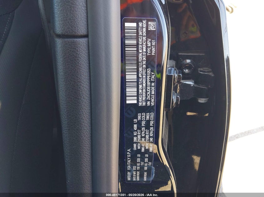 2023 Jeep Renegade VIN ZACNJDB18PPP61053 IAAI salvage auction — REAR END, Salvage (California), sold $2,975 on 2026-07-16 (photo 9)