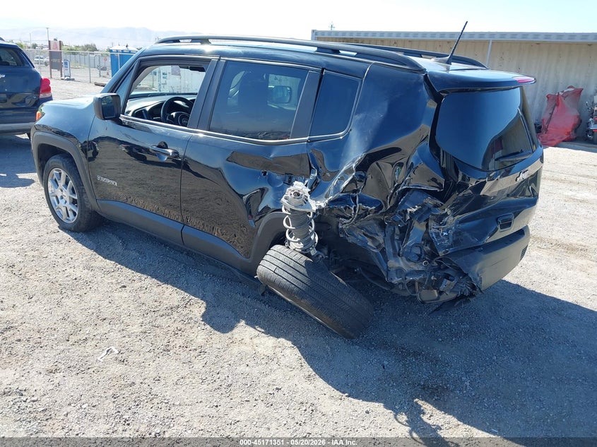 2023 Jeep Renegade VIN ZACNJDB18PPP61053 IAAI salvage auction — REAR END, Salvage (California), sold $2,975 on 2026-07-16 (photo 3)