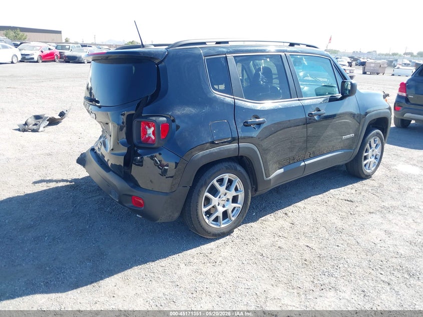 2023 Jeep Renegade VIN ZACNJDB18PPP61053 IAAI salvage auction — REAR END, Salvage (California), sold $2,975 on 2026-07-16 (photo 4)