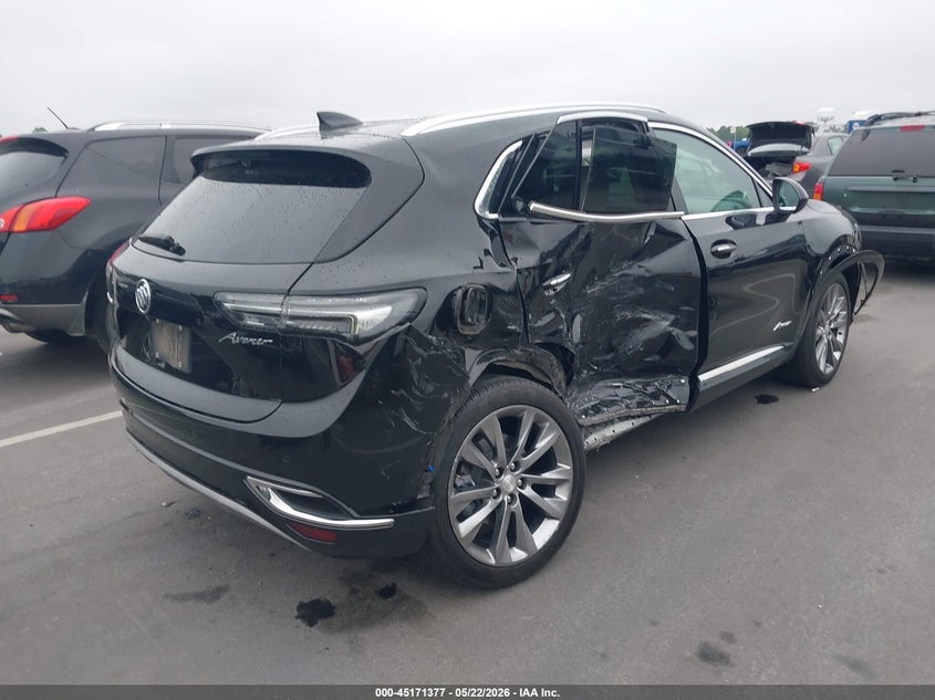 2021 Buick Envision VIN LRBFZRR47MD141560 IAAI salvage auction — RIGHT REAR, Salvage (North Carolina), sold $4,375 on 2026-07-15 (photo 4)