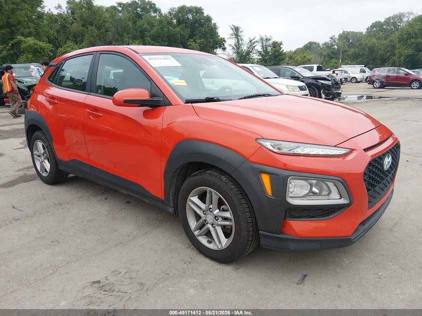 2020 Hyundai Kona VIN KM8K12AA1LU482057 IAAI salvage auction — LEFT SIDE, Salvage (Missouri), sold $1,950 on 2026-07-15 (photo 1)