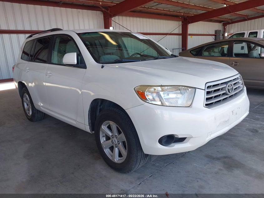 2010 Toyota Highlander VIN JTEZK3EH2A2104315 IAAI salvage auction — REAR END, Salvage (California), sold $1,050 on 2026-07-07 (photo 1)