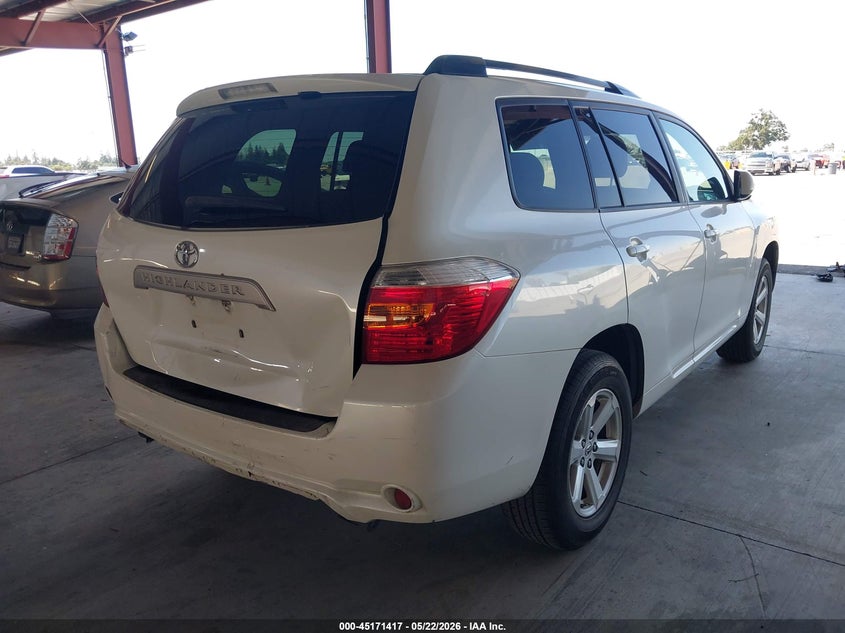 2010 Toyota Highlander VIN JTEZK3EH2A2104315 IAAI salvage auction — REAR END, Salvage (California), sold $1,050 on 2026-07-07 (photo 4)