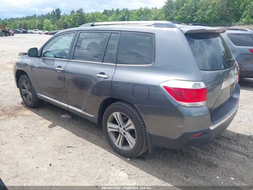 2012 Toyota Highlander VIN 5TDDK3EH2CS093651 IAAI salvage auction — FRONT END, Salvage Title, sold $2,100 on 2026-07-29 (photo 3)