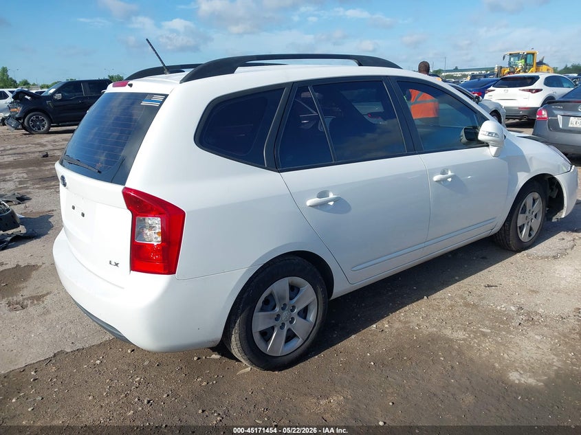 2010 Kia Rondo VIN KNAHG8C96A7308884 IAAI salvage auction — FRONT END, Original (Texas), sold $1,150 on 2026-08-02 (photo 4)