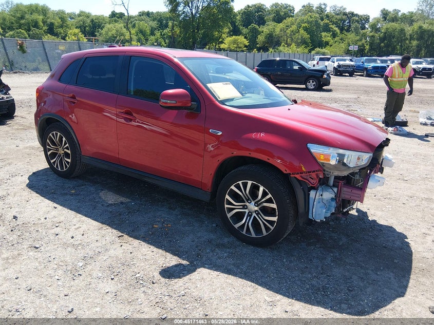 2018 Mitsubishi Outlander VIN JA4AP3AU9JU020657 IAAI salvage auction — FRONT END, Salvage (New Jersey), sold $2,400 on 2026-07-07 (photo 1)