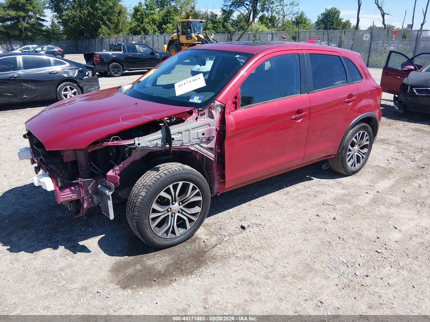 2018 Mitsubishi Outlander VIN JA4AP3AU9JU020657 IAAI salvage auction — FRONT END, Salvage (New Jersey), sold $2,400 on 2026-07-07 (photo 2)