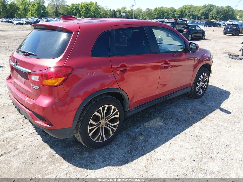 2018 Mitsubishi Outlander VIN JA4AP3AU9JU020657 IAAI salvage auction — FRONT END, Salvage (New Jersey), sold $2,400 on 2026-07-07 (photo 4)