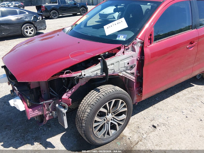 2018 Mitsubishi Outlander VIN JA4AP3AU9JU020657 IAAI salvage auction — FRONT END, Salvage (New Jersey), sold $2,400 on 2026-07-07 (photo 6)