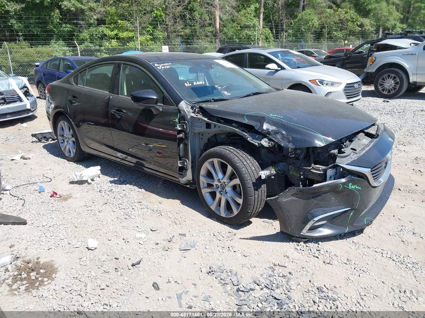 2017 Mazda 6 VIN JM1GL1V57H1106225 IAAI salvage auction — FRONT END, Salvage (South Carolina), sold $1,700 on 2026-07-07 (photo 1)
