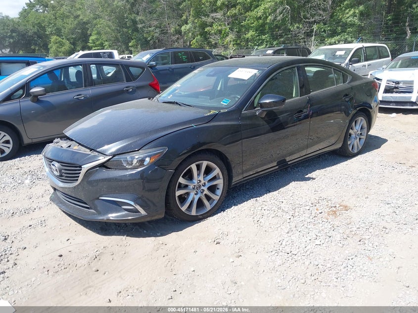 2017 Mazda 6 VIN JM1GL1V57H1106225 IAAI salvage auction — FRONT END, Salvage (South Carolina), sold $1,700 on 2026-07-07 (photo 2)