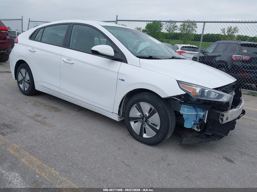 2018 Hyundai Ioniq VIN KMHC65LC7JU088372 IAAI salvage auction — FRONT END, Regular (South Dakota), sold $25 on 2026-07-28 (photo 1)