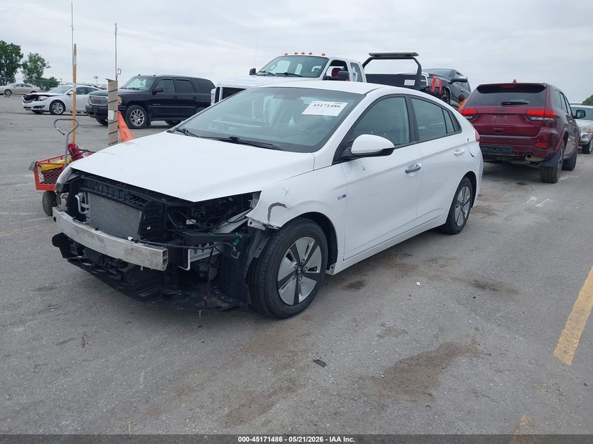 2018 Hyundai Ioniq VIN KMHC65LC7JU088372 IAAI salvage auction — FRONT END, Regular (South Dakota), sold $25 on 2026-07-28 (photo 2)