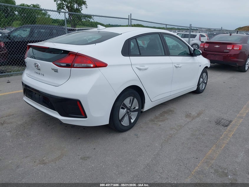 2018 Hyundai Ioniq VIN KMHC65LC7JU088372 IAAI salvage auction — FRONT END, Regular (South Dakota), sold $25 on 2026-07-28 (photo 4)