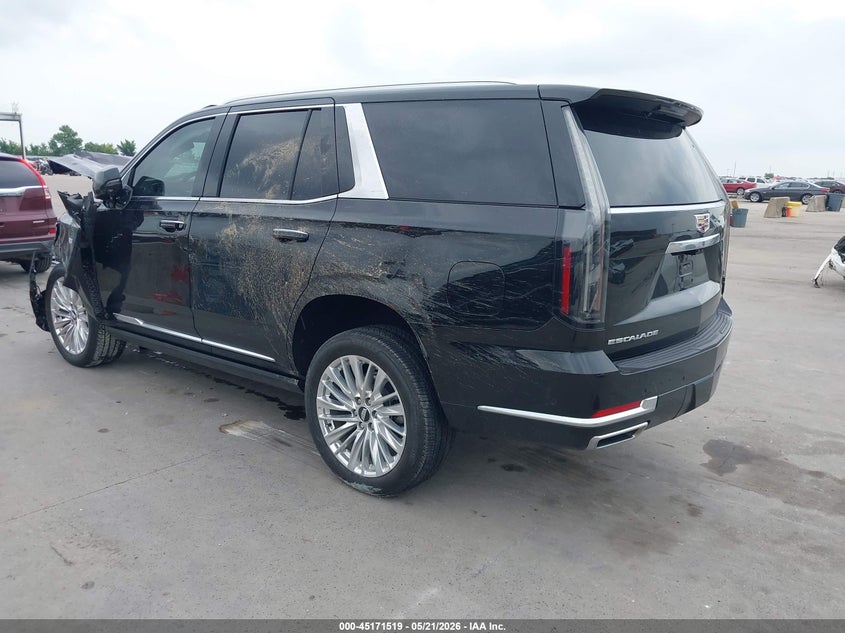2025 Cadillac Escalade VIN 1GYS8BRL9SR341626 IAAI salvage auction — FRONT END, Original (Texas), sold $43,700 on 2026-08-19 (photo 3)