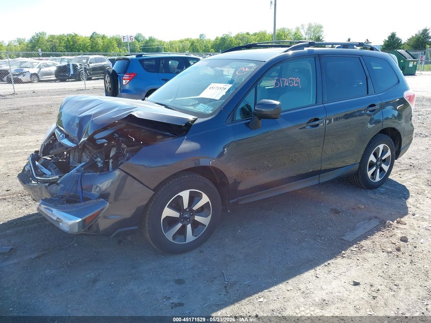2018 Subaru Forester VIN JF2SJAEC2JH500860 IAAI salvage auction — FRONT END, Salvage Title, sold $25 on 2026-07-21 (photo 2)