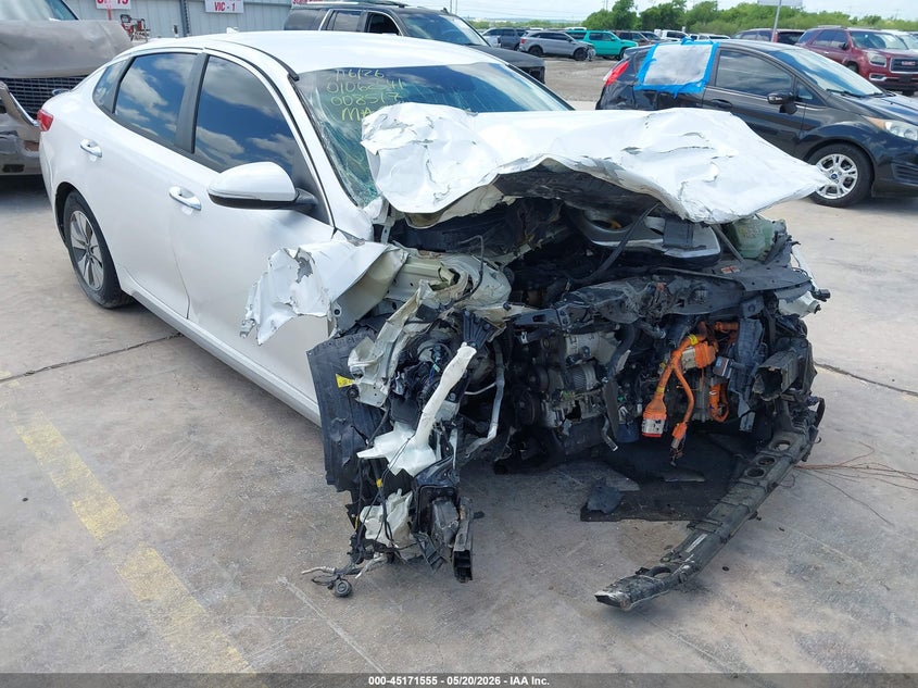 2017 Kia Optima VIN KNAGT4LC0H5008517 IAAI salvage auction — FRONT END, Salvage (Texas), sold $300 on 2026-07-20 (photo 6)