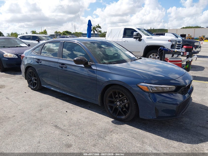 2025 Honda Civic VIN 2HGFE2F58SH553666 — IAAI salvage auction photo