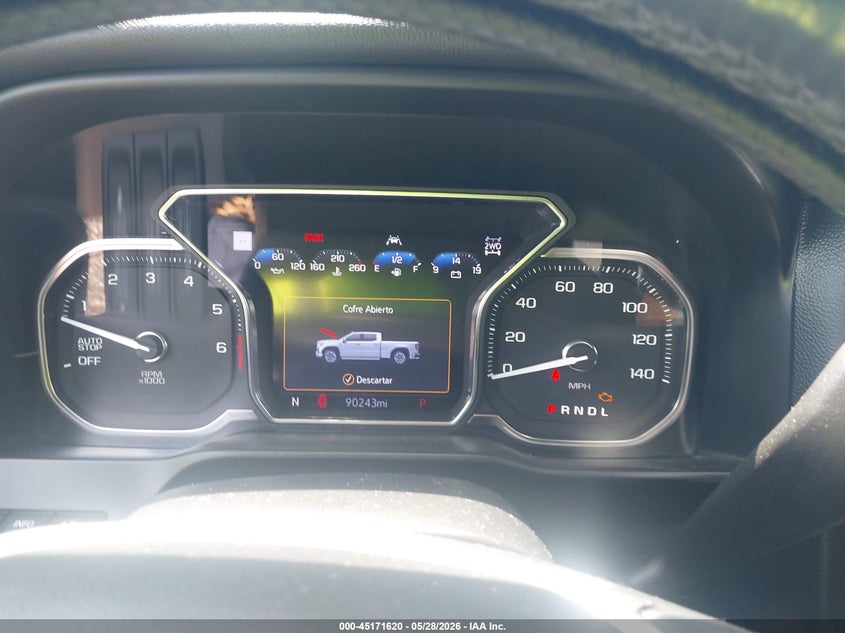 2020 Gmc SIERRA VIN 1GTU9FEL8LZ171365 IAAI salvage auction — FRONT END, Salvage Title, sold $13,500 on 2026-07-27 (photo 7)