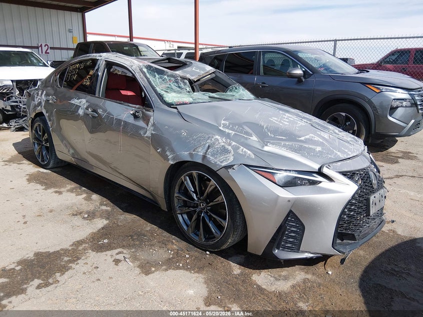 2022 Lexus Is VIN JTHGZ1B28N5050520 IAAI salvage auction — ROLLOVER, Salvage (Texas), sold $2,700 on 2026-07-08 (photo 1)