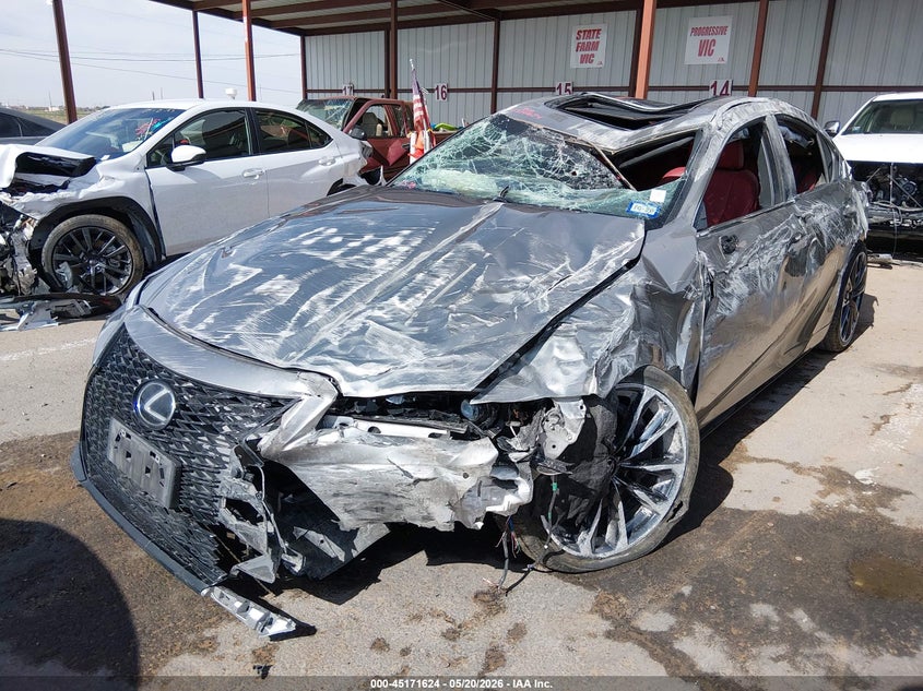 2022 Lexus Is VIN JTHGZ1B28N5050520 IAAI salvage auction — ROLLOVER, Salvage (Texas), sold $2,700 on 2026-07-08 (photo 2)