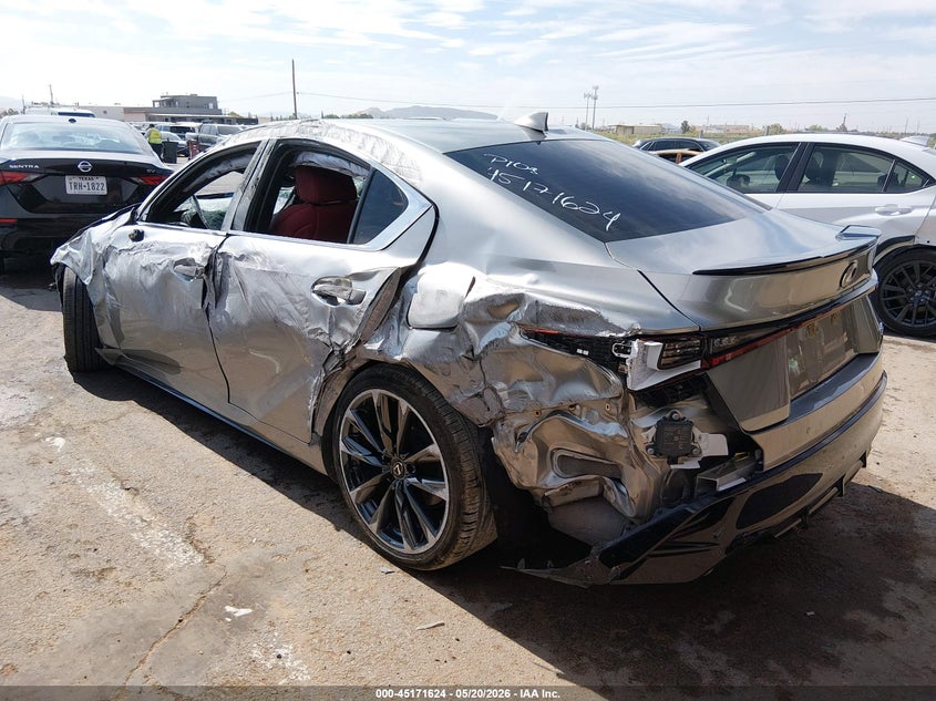 2022 Lexus Is VIN JTHGZ1B28N5050520 IAAI salvage auction — ROLLOVER, Salvage (Texas), sold $2,700 on 2026-07-08 (photo 3)