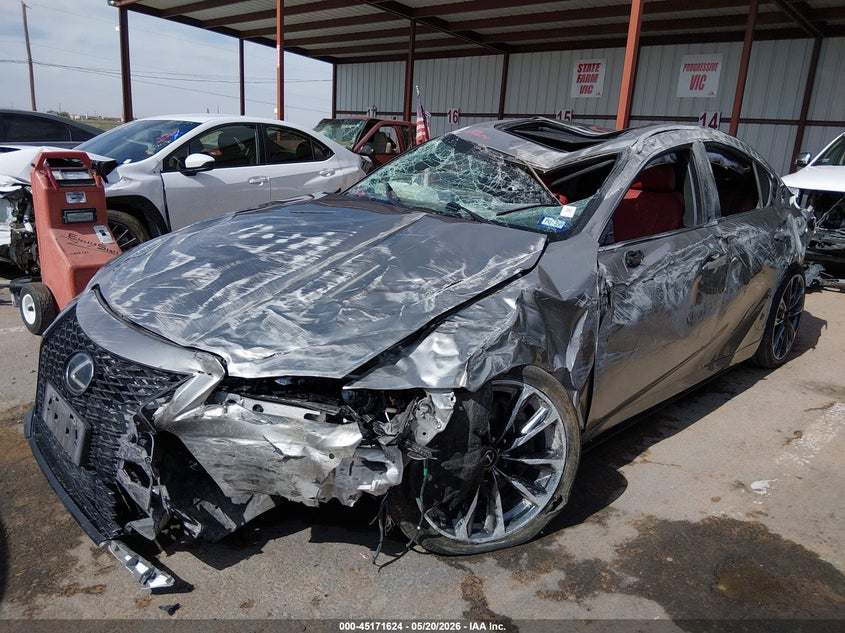 2022 Lexus Is VIN JTHGZ1B28N5050520 IAAI salvage auction — ROLLOVER, Salvage (Texas), sold $2,700 on 2026-07-08 (photo 6)
