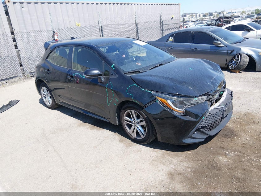 2019 Toyota Corolla VIN JTNK4RBE3K3044520 IAAI salvage auction — FRONT END, Salvage (California), sold $2,950 on 2026-07-13 (photo 1)