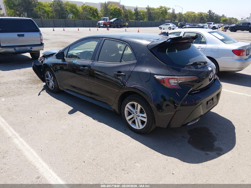 2019 Toyota Corolla VIN JTNK4RBE3K3044520 IAAI salvage auction — FRONT END, Salvage (California), sold $2,950 on 2026-07-13 (photo 3)