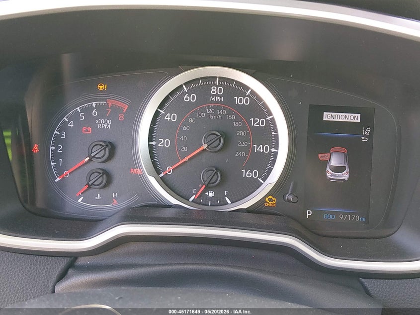 2019 Toyota Corolla VIN JTNK4RBE3K3044520 IAAI salvage auction — FRONT END, Salvage (California), sold $2,950 on 2026-07-13 (photo 7)