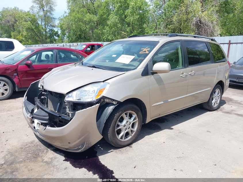 2004 Toyota Sienna VIN 5TDBA22C94S024647 IAAI salvage auction — FRONT END, Salvage (Utah), sold $400 on 2026-07-16 (photo 2)