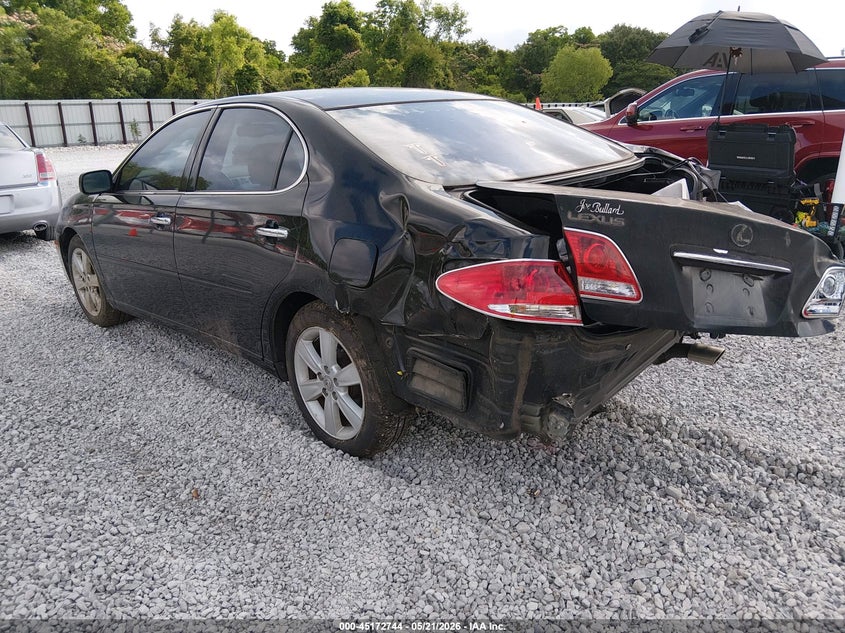 2005 Lexus ES VIN JTHBA30G055103562 IAAI salvage auction — RIGHT REAR, Salvage (Alabama), sold $400 on 2026-07-16 (photo 3)