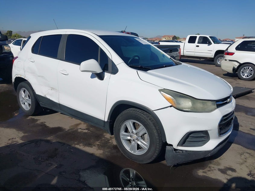 2020 Chevrolet Trax VIN KL7CJKSB6LB315797 IAAI salvage auction — LEFT & RIGHT, Salvage (Arizona), sold $2,000 on 2026-07-07 (photo 1)