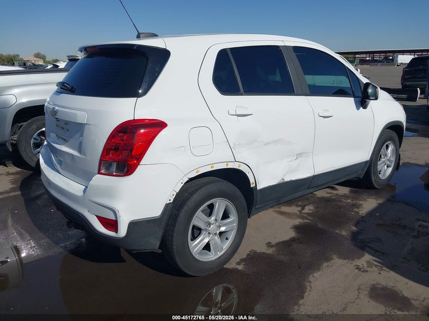 2020 Chevrolet Trax VIN KL7CJKSB6LB315797 IAAI salvage auction — LEFT & RIGHT, Salvage (Arizona), sold $2,000 on 2026-07-07 (photo 4)
