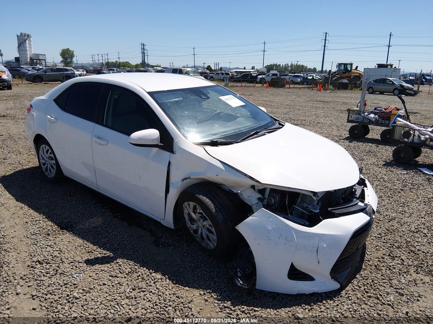 2019 Toyota Corolla VIN 5YFBURHE2KP899020 IAAI salvage auction — RIGHT FRONT, Clear (Indiana), sold $3,700 on 2026-07-13 (photo 1)