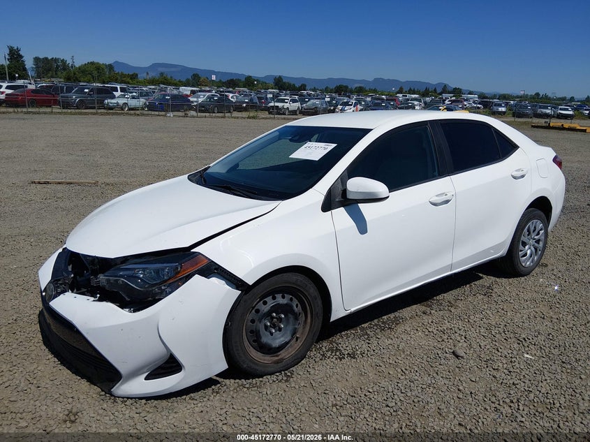 2019 Toyota Corolla VIN 5YFBURHE2KP899020 IAAI salvage auction — RIGHT FRONT, Clear (Indiana), sold $3,700 on 2026-07-13 (photo 2)