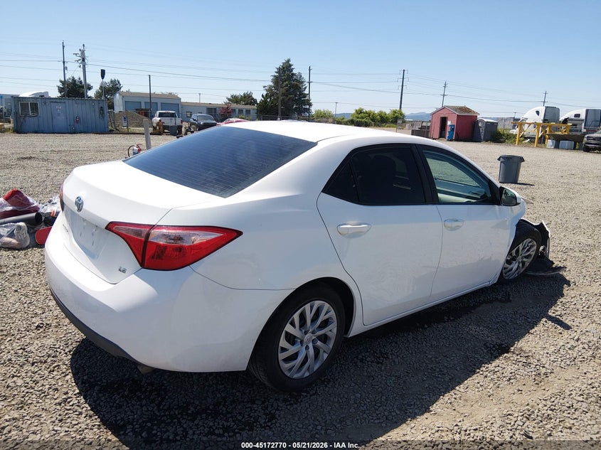 2019 Toyota Corolla VIN 5YFBURHE2KP899020 IAAI salvage auction — RIGHT FRONT, Clear (Indiana), sold $3,700 on 2026-07-13 (photo 4)