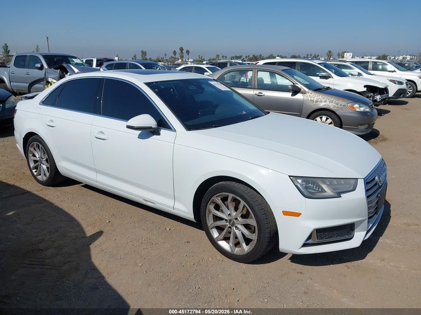 2019 Audi A4 VIN WAUGMAF47KA061200 IAAI salvage auction — REAR END, Salvage (California), sold $2,750 on 2026-07-29 (photo 1)